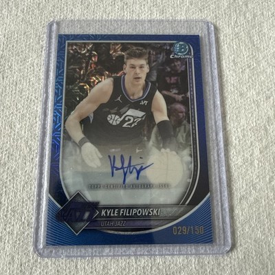 2025-26 Topps Bowman Chrome Kyle Filipowski 29/150 NBA Utah Jazz