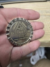 Emerson  Knife  Coin With Leather Slip Cutom Laser Engraved  High Quality 