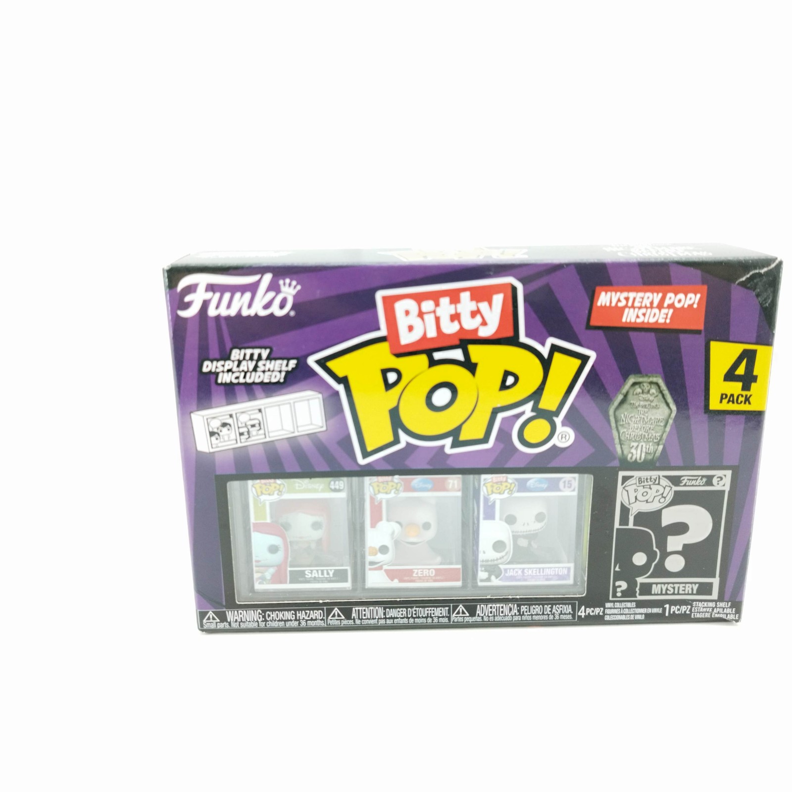 Pack 4 Figuras Funko Bitty Pop Pesadilla Antes de Navidad [PO244476]