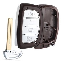 Keyles Entry Car Key Fob Case Shell Cover Replacement for Hyundai Sonata
