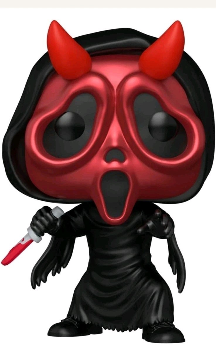 Funko Pop Ghost Face Devil Mask Metallic Exclusive # 2037 IN HAND