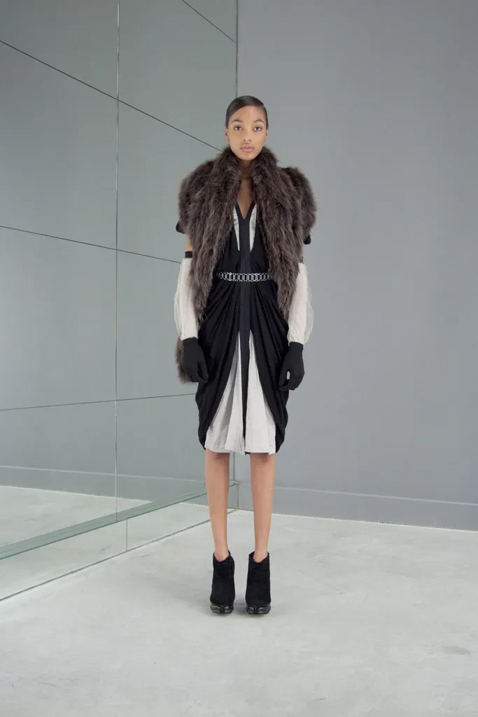 Balenciaga — 2009 Balenciaga by NICOLAS GHESQUIERE Layered Dress FR40 US8 M, Pre-Fall Vintage