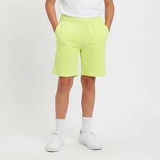DSG Boys Agility Short Light Lime Neon Yellow Size L 14-16