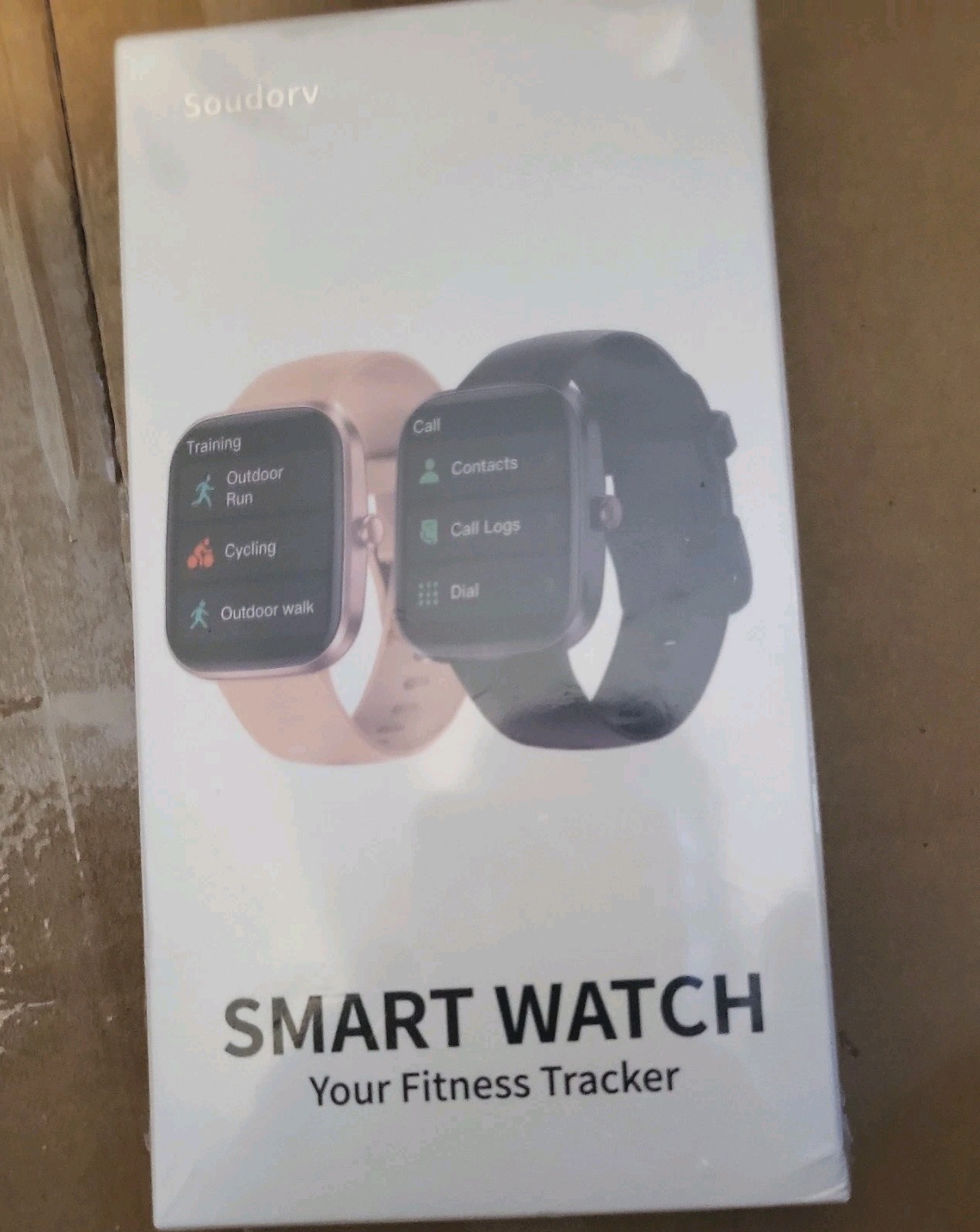 SOUDORV T70 Smartphone-Enabled Fitness Watch with 1.91 Inch Screen and IP68 Waterproof Rating