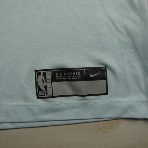 San Antonio Spurs Shirt Mens Extra Large Blue Nike Tee NBA Long Sleeve *Read - Photo 4/12