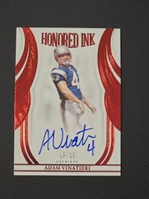 2025 Panini Flawless Adam Vinatieri Auto Honored Ink 13/15