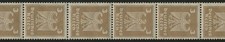 355 Reichsadler 3 Pf. aus der Rolle, ungefalteter 11er- Streifen, postfrisch **
