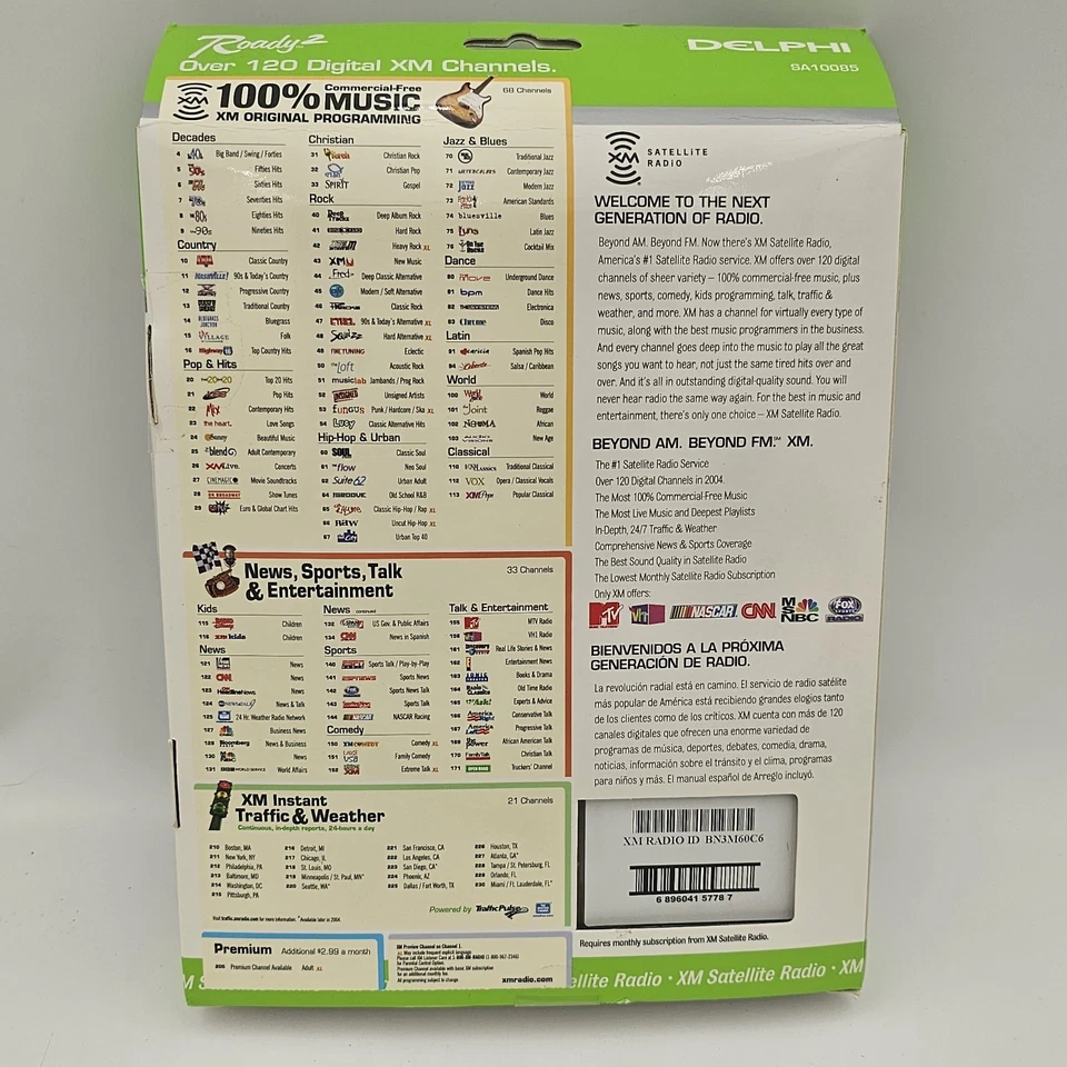 Delphi SA10085 Roady2 XM Receiver with Wireless FM and Home Kit - Image 4 of 4