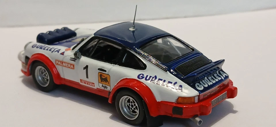 PORSCHE 911 sc ALTAYA 1/43 TRANSFORMADO EN ETCHEBERS RALLY ALAVA `81 - Immagine 2 di 4