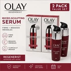 Olay Regenerist Micro-Sculpting Serum 2 Pack 1.7 oz / 50mL Anti-Aging