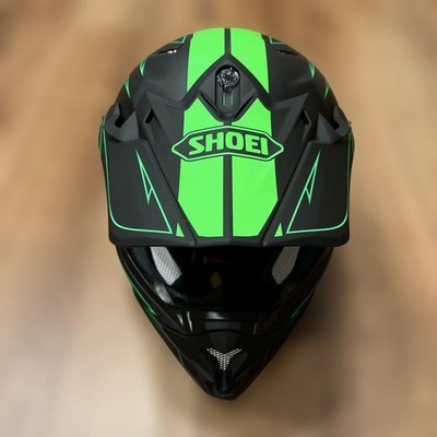 SHOEI VFX-W HECTIC TC-4 L Rare Motocross Helmet Trial Fit Only Japan Free Ship