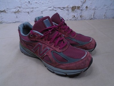 New Balance 990v4 Mid Men 9 Burgundy Suede Made in USA MO990BU4 Boots Buy New Balance 990v4 Mid Made in USA  main image 3