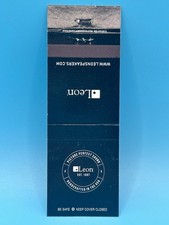 Leon Speakers "Built to Match" Advertising Matchbook Maryland Match
