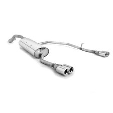 FOX Endschalldämpfer je 2x76mm gerollt gerade für VW Bora 1J & Variant 1J ab