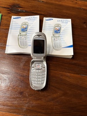 Samsung SGH-X426 GSM Full Color Flip Style Cell Phone- Not Tested