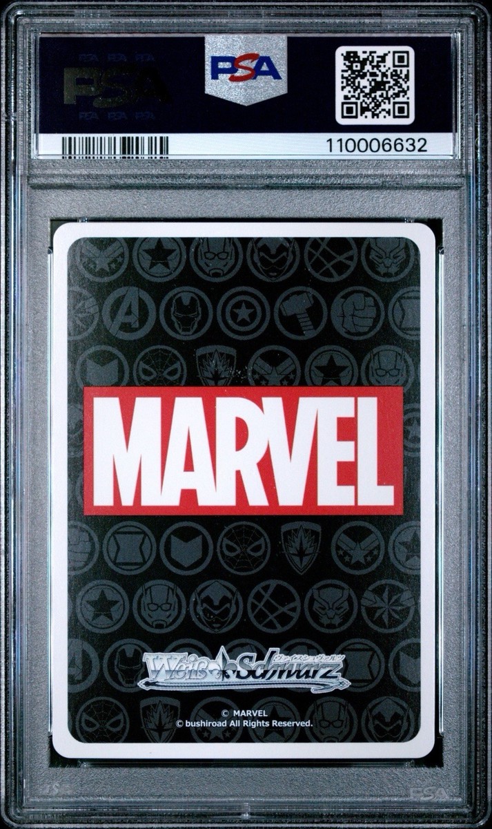 2021 WEISS SCHWARZ JAPANESE MARVEL #081 CAPTAIN AMERICA PSA