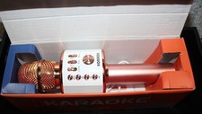 BONAOK Wireless Karaoke Microphone Rose Gold Bluetooth w/ Manual AO4077487