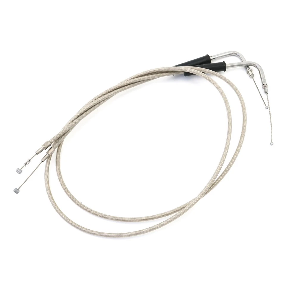 Motorcycle 130cm Throttle Cable For Harley Road King Electra Glide Sportster XL - Image 4 of 4
