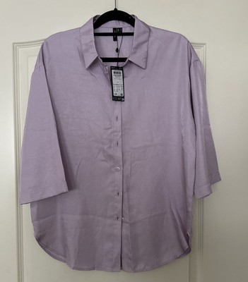 Vero Moda Oversize Bluse Gr. S Lavendel
