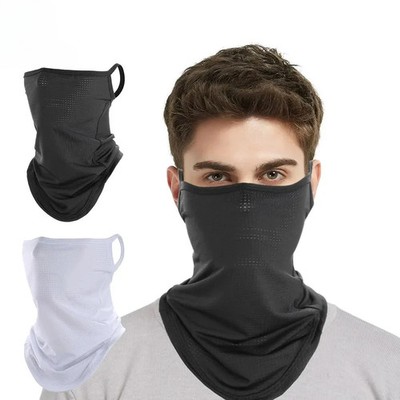 Breathable Scarf Half Face Mask Summer Quick-drying Neck Gaiter Cover Hanging Ea