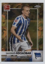 Santiago Ascacibar Chrome Bundesliga 2020/21 Sapphire Gold /50 #12