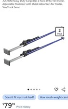 Cargo Bar Cargo Bar Adjustable From 89 To 104 Heavy-duty Steel Cargos Stabil Cargo Bar Cargo Bar Adjustable From 89 To 104 Heavy-duty Steel Cargos Stabil