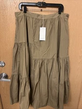 TOAST Designer Skirt TAN TAUPE Full MAXI Style Women’s Sz 16 European NWT