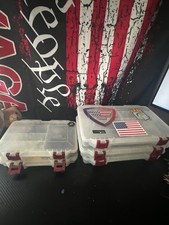 Large Fishing Tackle Lot Lures Soft Plastics Jigs Tackle Boxes