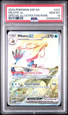 PSA 10 Milotic Ex #237 2024 Pokemon Ssp En-Surging Sparks