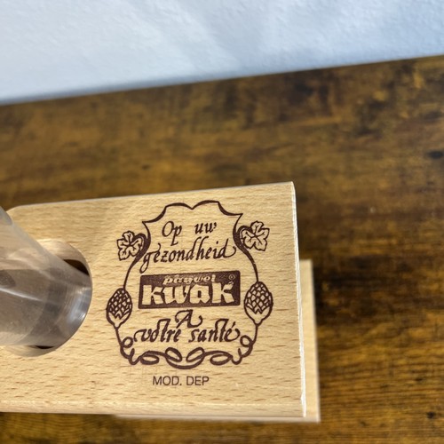 10” Pauwel Kwak Beer/Pilsner Glass with Wooden Stand. German - Picture 2 of 10