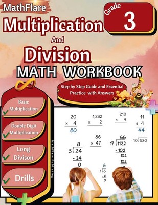 Mathflare Publishing | Multiplication and Division Math Workbook 3rd Grade