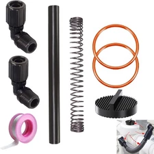 Pool Chlorinator Parts (Includes: 1/2" NPT 90-Degree Tube Connector, 5/8" OD... 