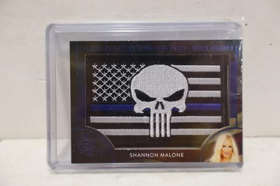 2018 Bench Warmer Shannon Malone Pledge Allegiance Super Flag Patch #1/1