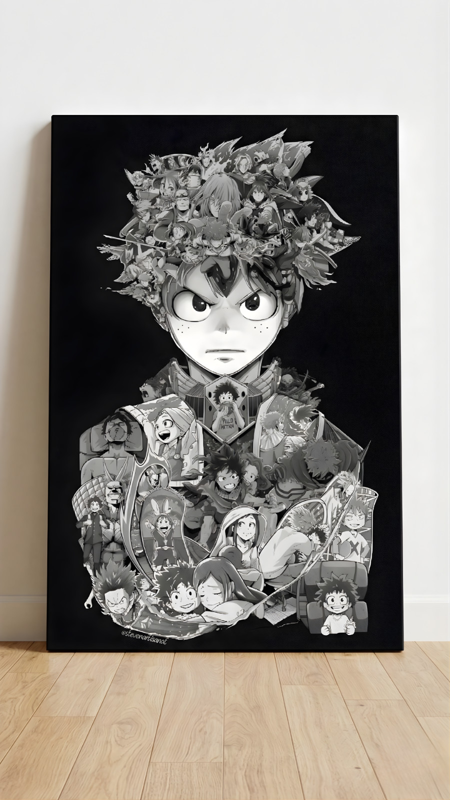 Deku Izuku Midoriya Canvas – Wall Art – MHA Anime