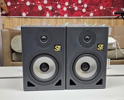 KRK ST6 Studio Monitors Bookshelf Passive Speakers PAIR