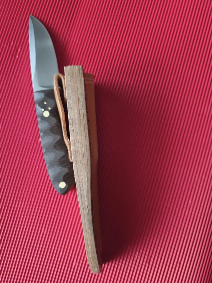 BMW Holz Einzelstück Jagdmesser Fahrten Outdoor Sammler Messer Unikat - Bild 3 von 4