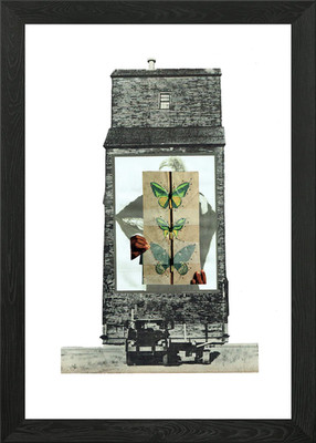 Modehaus gerahmtes Wandbild Poster Leinwanddruck Bild