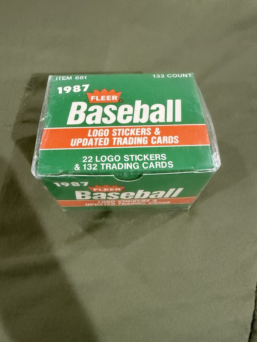 1987 Fleer Update Baseball Complete 132 Card Set Greg Maddux RC