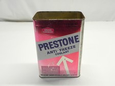 REFRIGERANTE ANTICONGELANTE PRESTONE DE COLECCIÓN LATA DE 1 GALÓN SIN TAPA *VACÍA* USADO D
