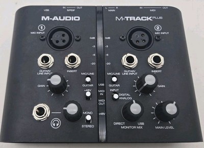 M-Audio M-Track Plus 2-Channel Portable USB Audio & MIDI Interface (198)