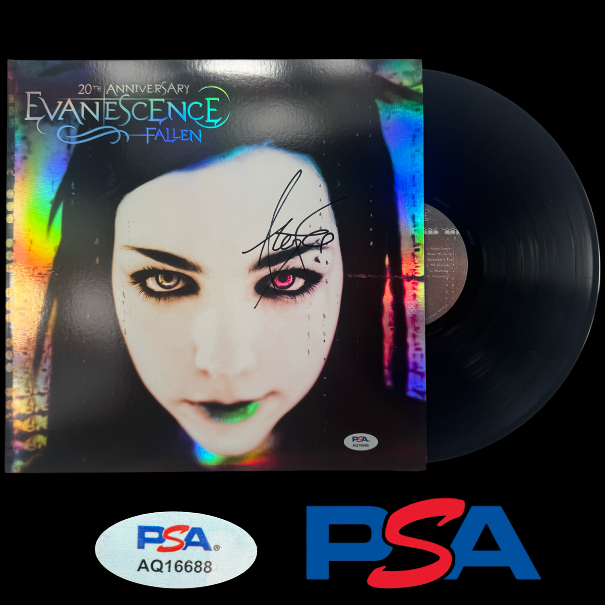 Amy Lee Signed Autographed Vinyl LP Fallen Evanescence PSA/DNA