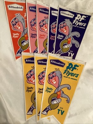 8 Vintage Original Advertising Banners PF Flyers Canvas Shoes SWIFTY FLYER