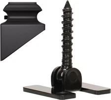 Adjustable Stair Baluster Connectors, Height and Angle, Black 