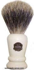 VULFIX Pure Badger Shaving Brush, no. 2199 Imitation Ivory Handle 