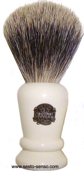 VULFIX Pure Badger Shaving Brush, no. 2199 Imitation Ivory Handle