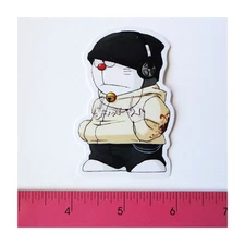 Skateboard Guitar Phone Vinyl Decal Sticker - Hip Hop Hoodie Beanie Doraemon