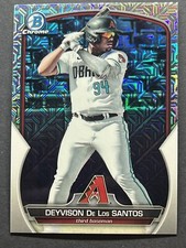 2023 Bowman Chrome BCP-158 Deyvison De Los Santos Mojo Diamondbacks Baseball