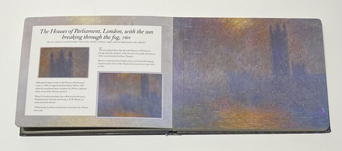 Claude Monet Jigsaw Book Six-63 Piece Painting Puzzles - Imagen 6 de 8