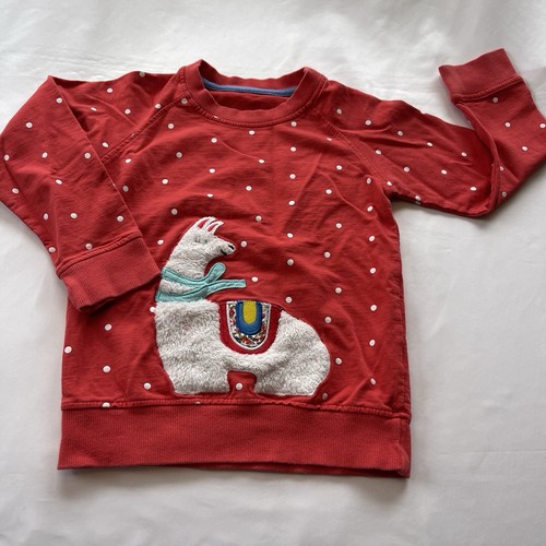 Girls size 4 pullover sweaters (2 piece lot) Unicorn, Llama - Winter Clothes - Picture 7 of 11