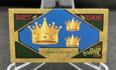 Triple Crown Mini Rarest Of The Diamond 2023 Topps Allen & Ginter MROD-3 